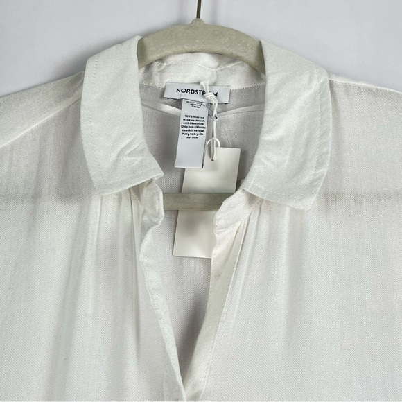 2/$30 Nordstrom brand off white swim coverup NWT one size fits most all - Picture 4 of 6